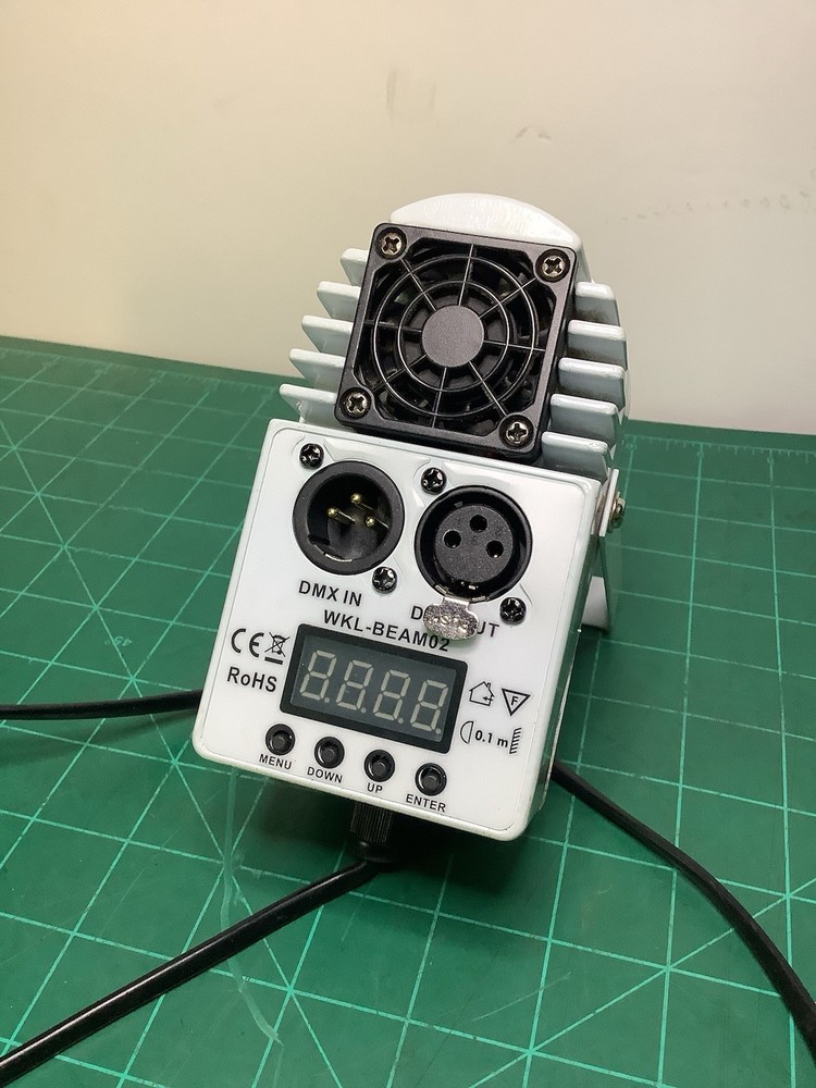 ZQ-B93B DMX512 LED Stage Light Controller / Spot Light Head — Tested & Working