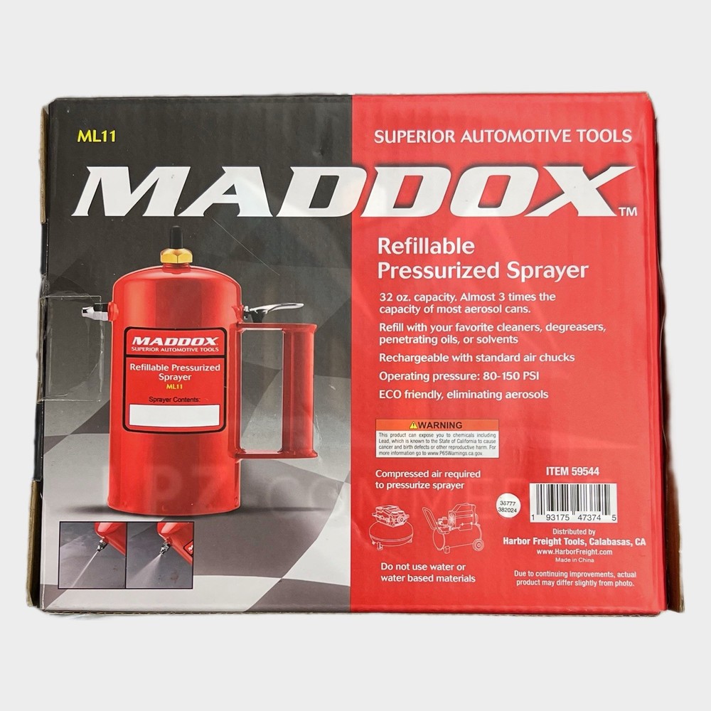 MADDOX 32 oz. Refillable Pressurized Sprayer
