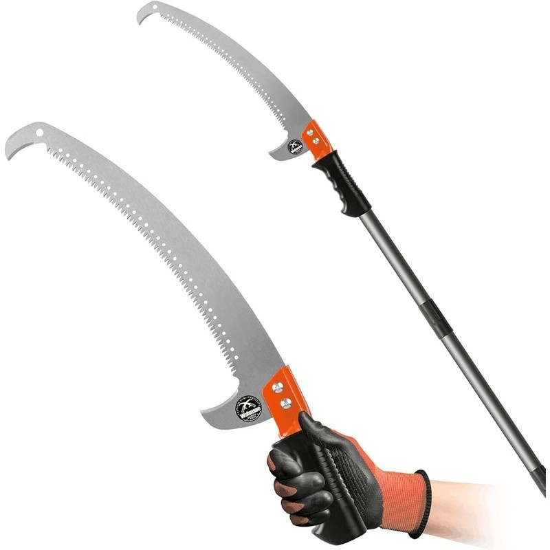Adjustable Pole Saw Sharp Blade Handheld Tree Pruner Durable Trimming Tool New