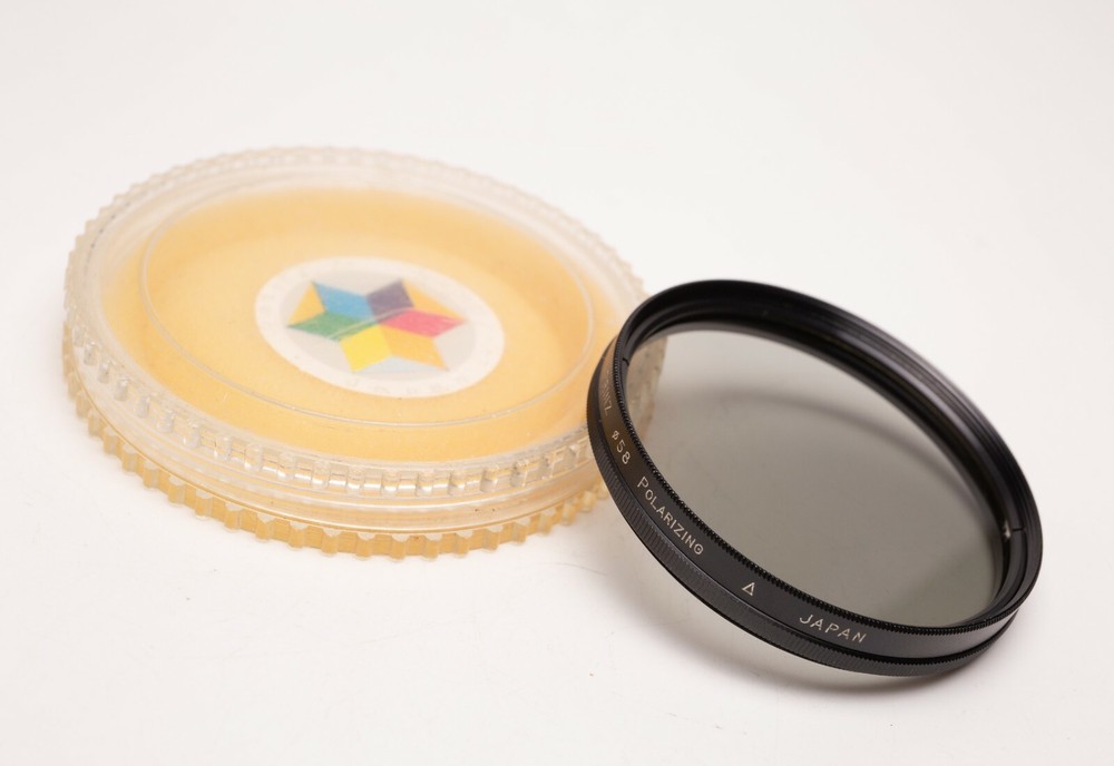 58mm Prinz Linear Polarizing Polarizer Filter w/Case PL