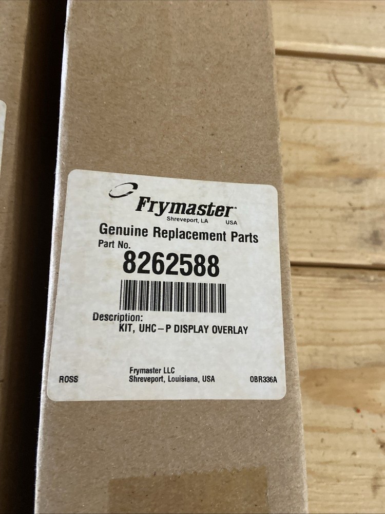 Frymaster 8262588 Display Overlay Kit, UHC-P