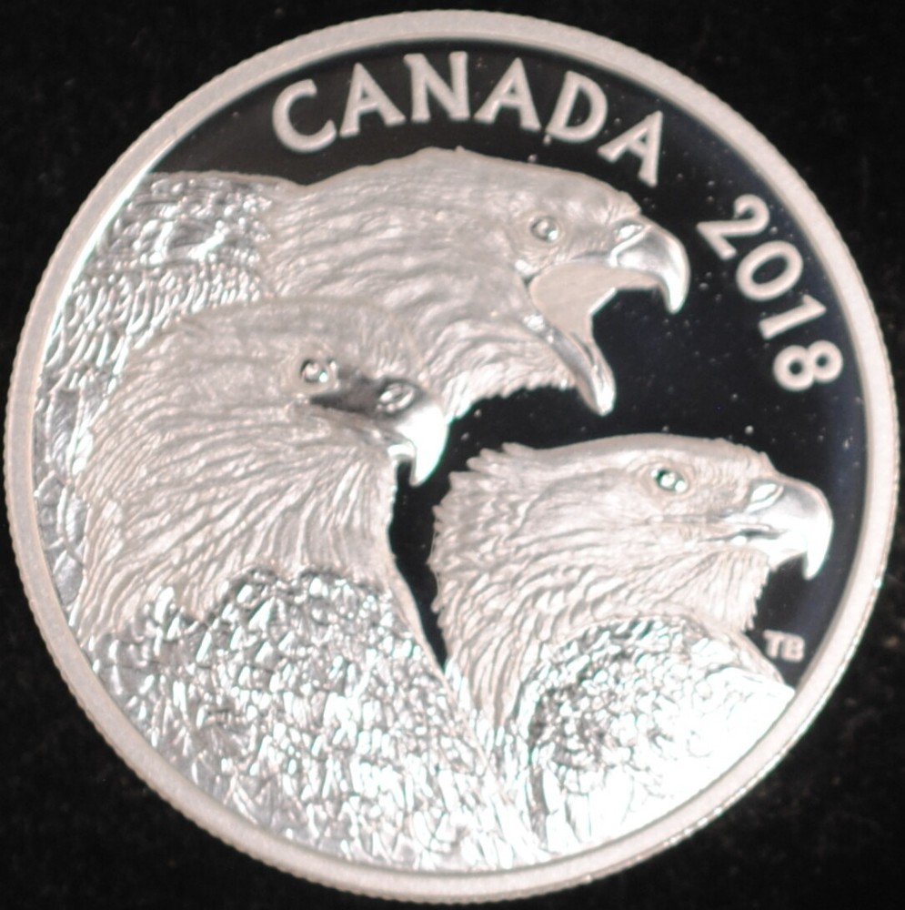 2018 Canada 15 Dollars Proof Bald Eagles