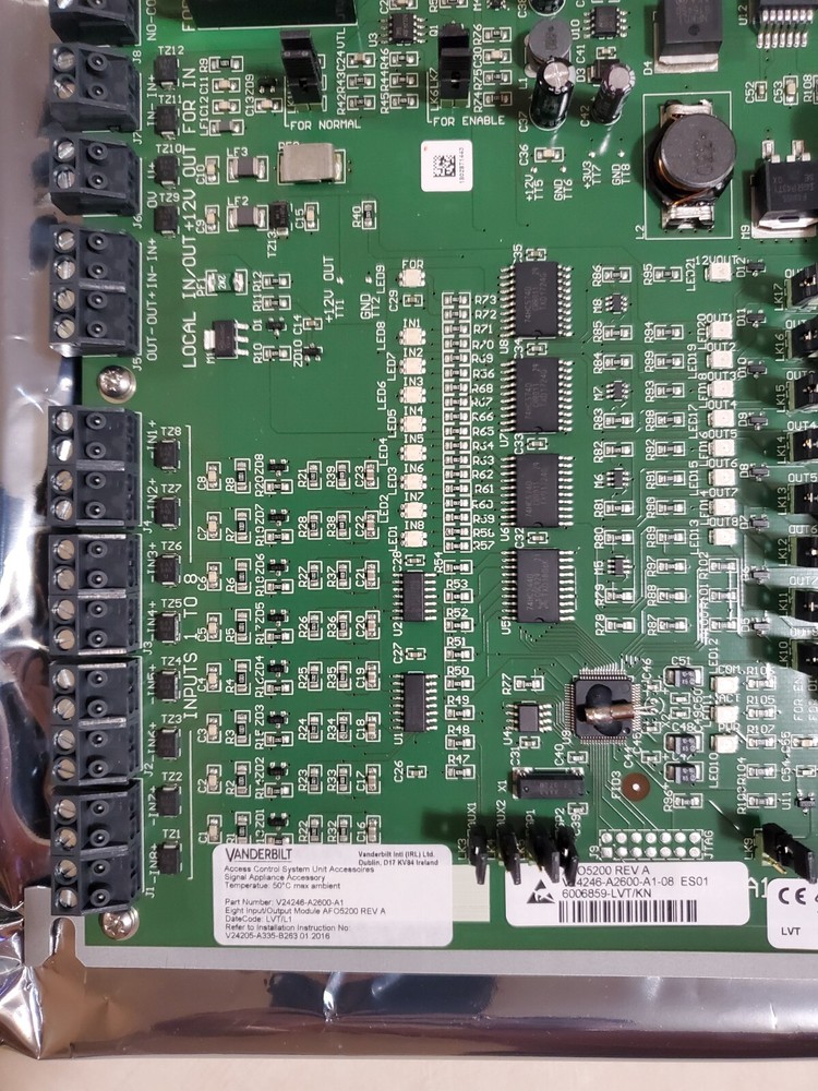 Vanderbilt AFO5200 8-Input/Output Module - Sipass - Siemens - Access Controls