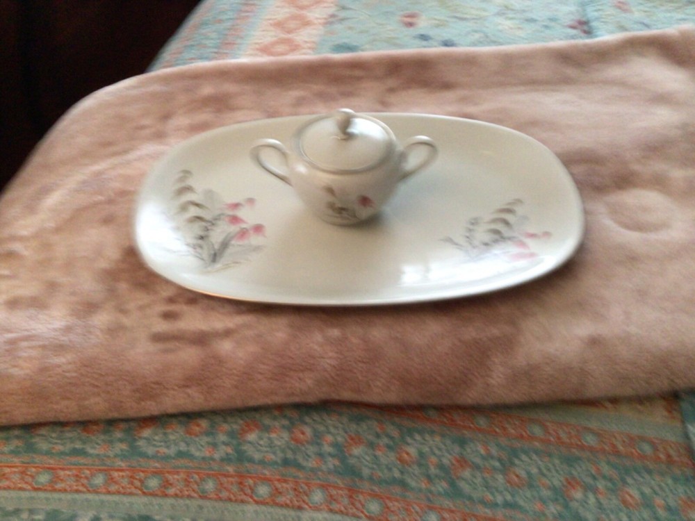 Crown Royal Platter and Sugar Bowl