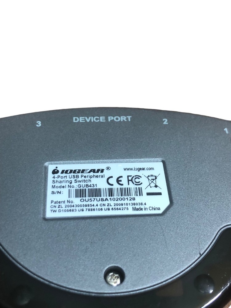 IOGEAR 4-Port USB 2.0 Automatic Printer Switch