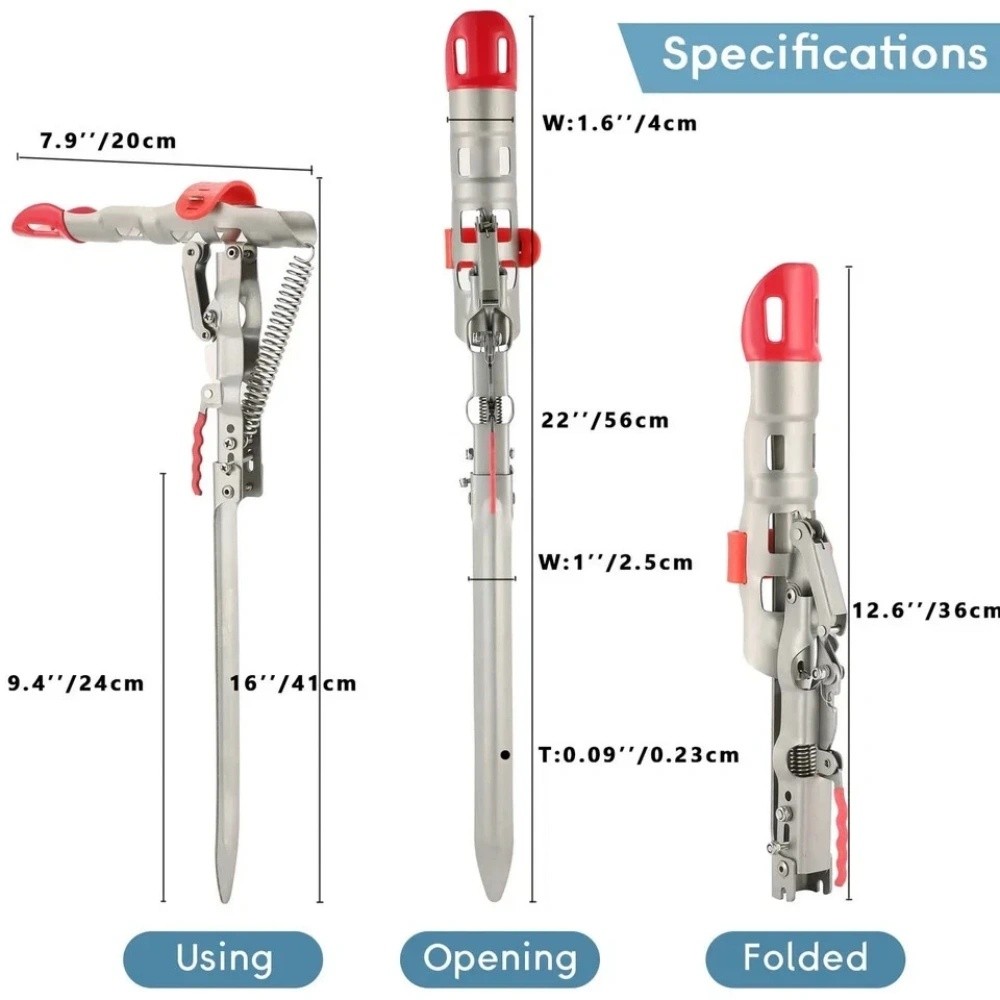 Spring Bracket Support Stand Fish Pole Standard Automatic Fishing Rod Holder
