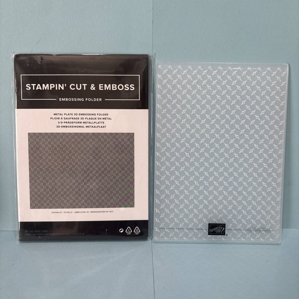 Stampin' UP! METAL PLATE 3D Embossing Folder