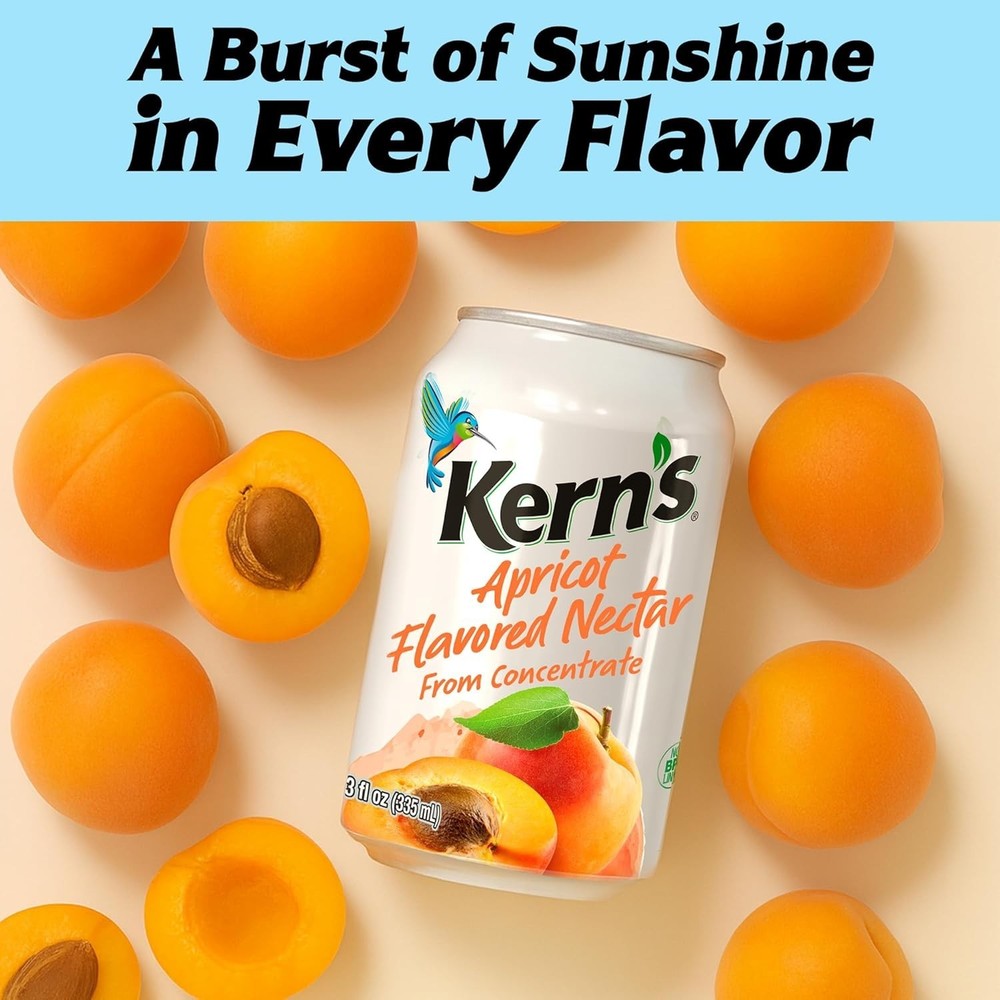 Kern'S Apricot Nectar 11.3 Fl Oz 24-Pack
