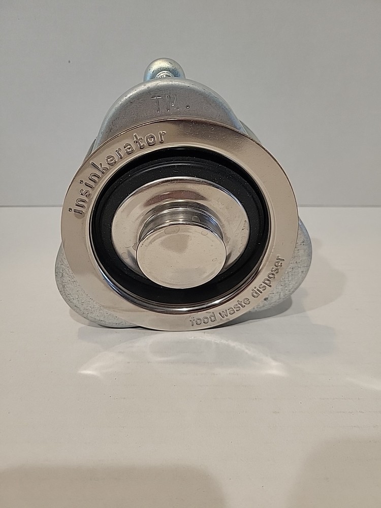 InSinkErator Garbage Disposal Sink Drain Adapter & Black Stopper Locking Flange