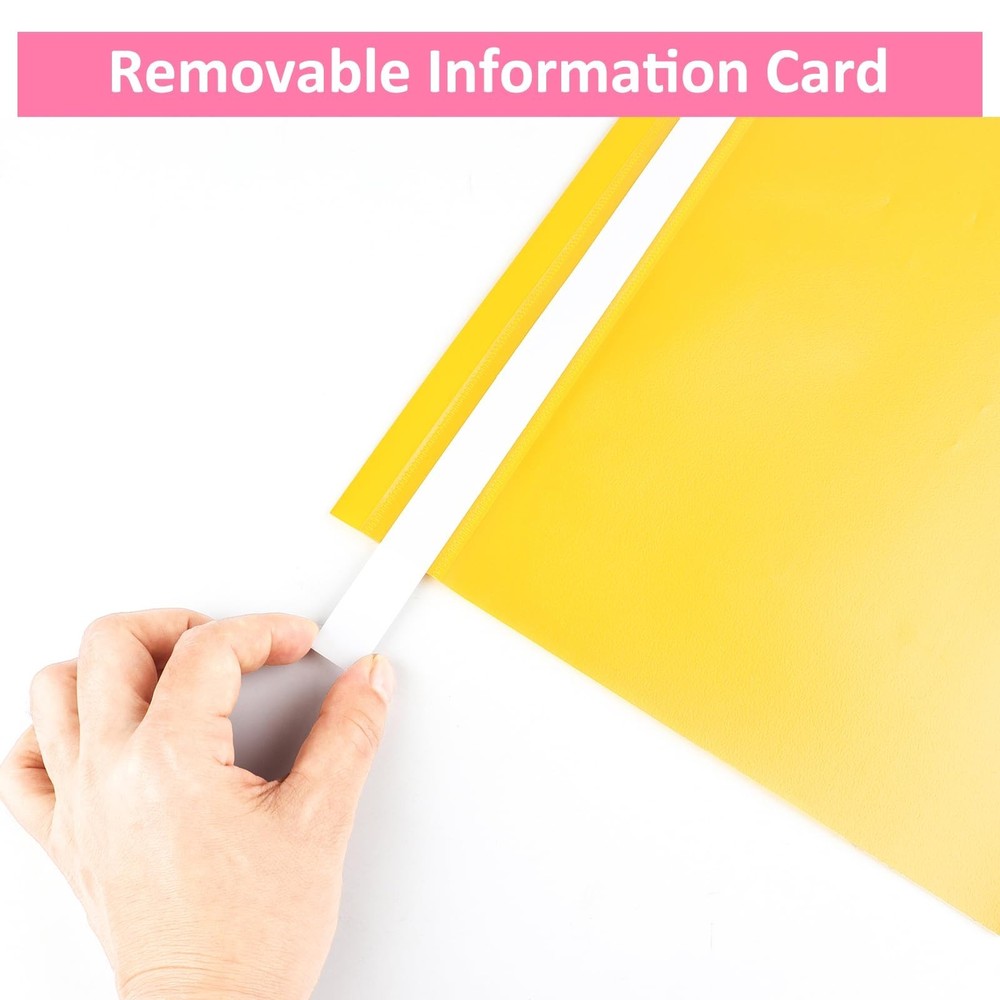 Geila 20 Pack Clear Front Report Covers, Binder, Plastic Report Folder with 2...
