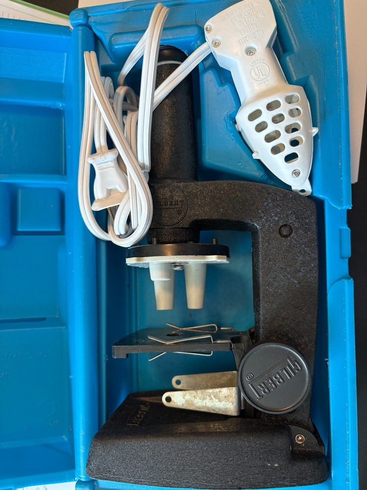 Vintage Gabriel Microcraft portable Lab Case: Gilbert Microscope & Working Light