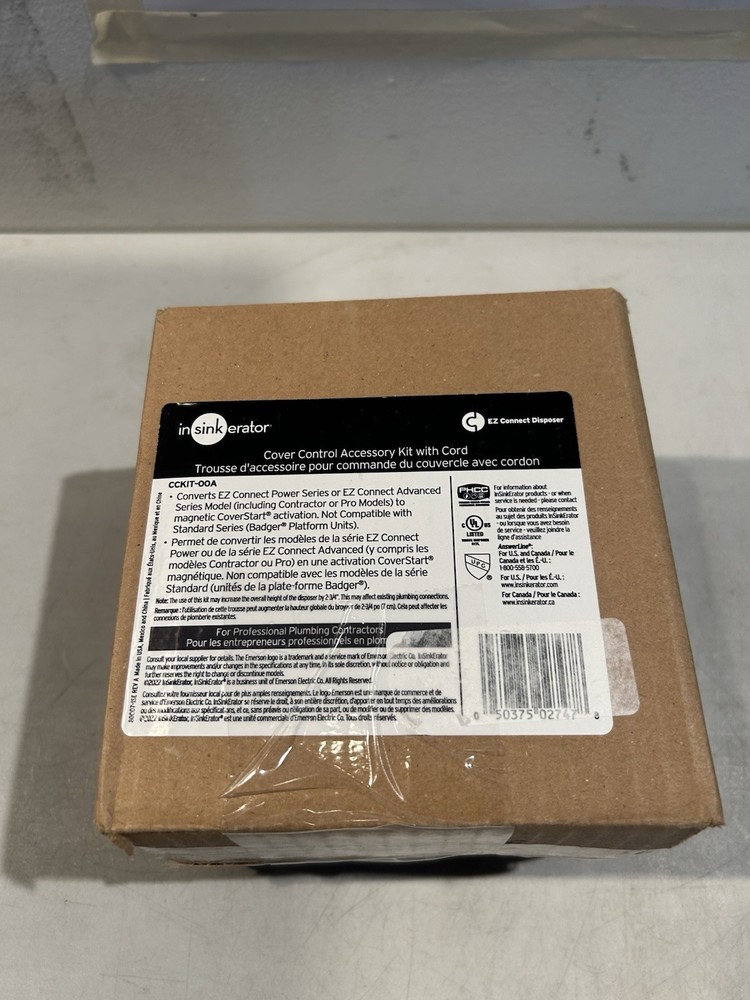 CCKIT 00A Insinkerator Cover Control Accessory Kit with Cord New OEM