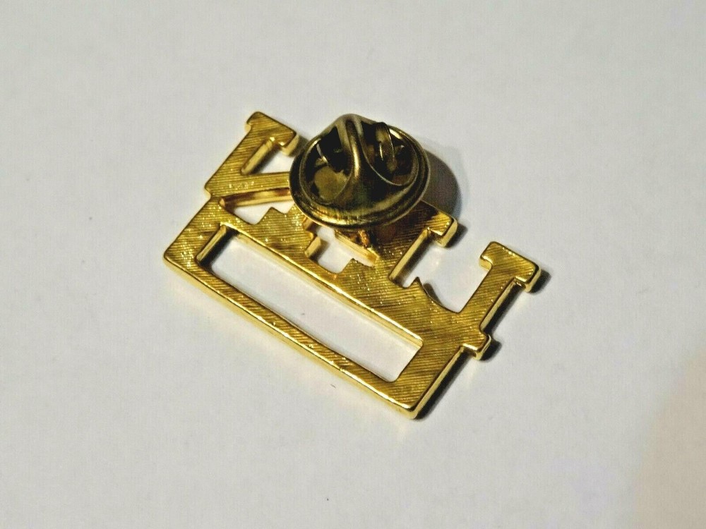 LPN ~ GOLD TONE LPN LAPEL PIN