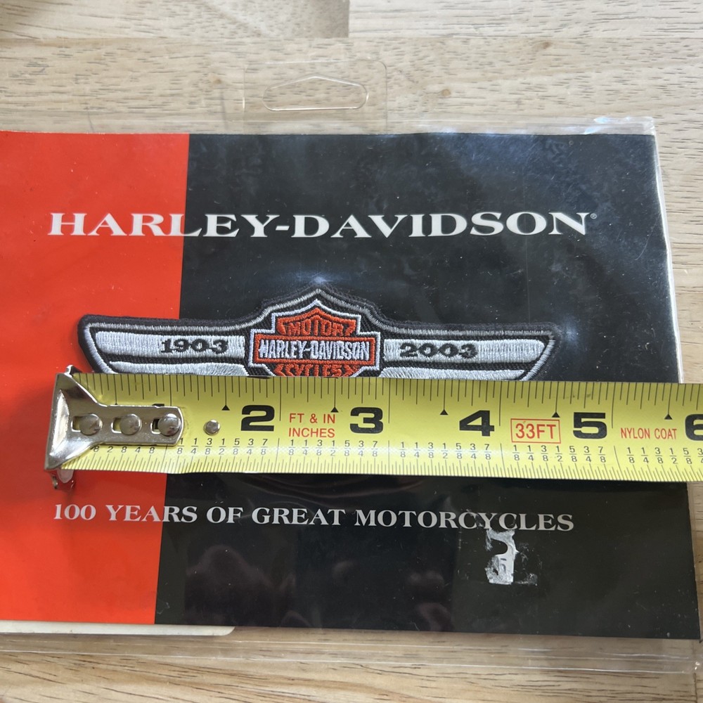 Harley Davidson Patch 100 Year Anniversary NIP