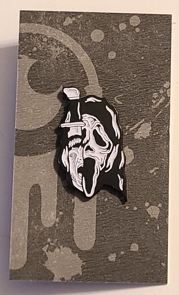 Ratknife Scream Ghostface Horror Enamel Pin