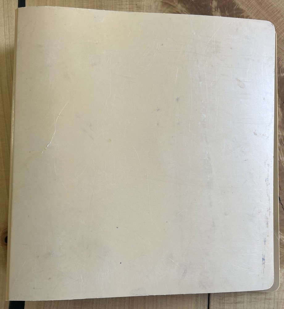 Vintage Caterpillar CAT Performore Used Empty 3 Ring Binder U.S.A.