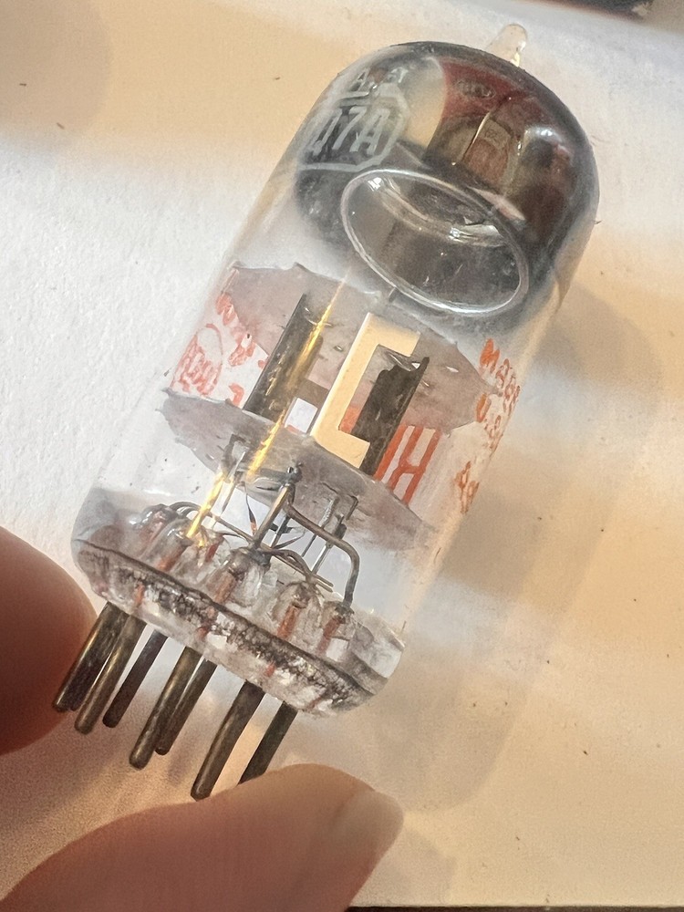 NOS RCA Pair 6BQ7A Hifi Amplifier Audio vacuum tubes (6BS8 6BZ7)