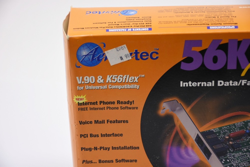 Actiontec 3Com 56k V.90 PCI Pro Internal Fax/Data Modem (or similar)