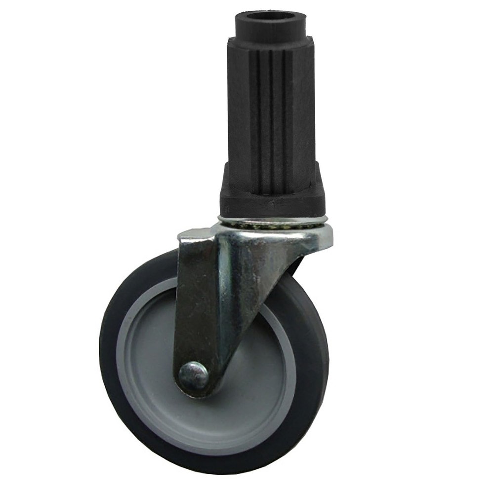 Lovelysp Square Caster Insert Cover Plastic Socket Chair and Black