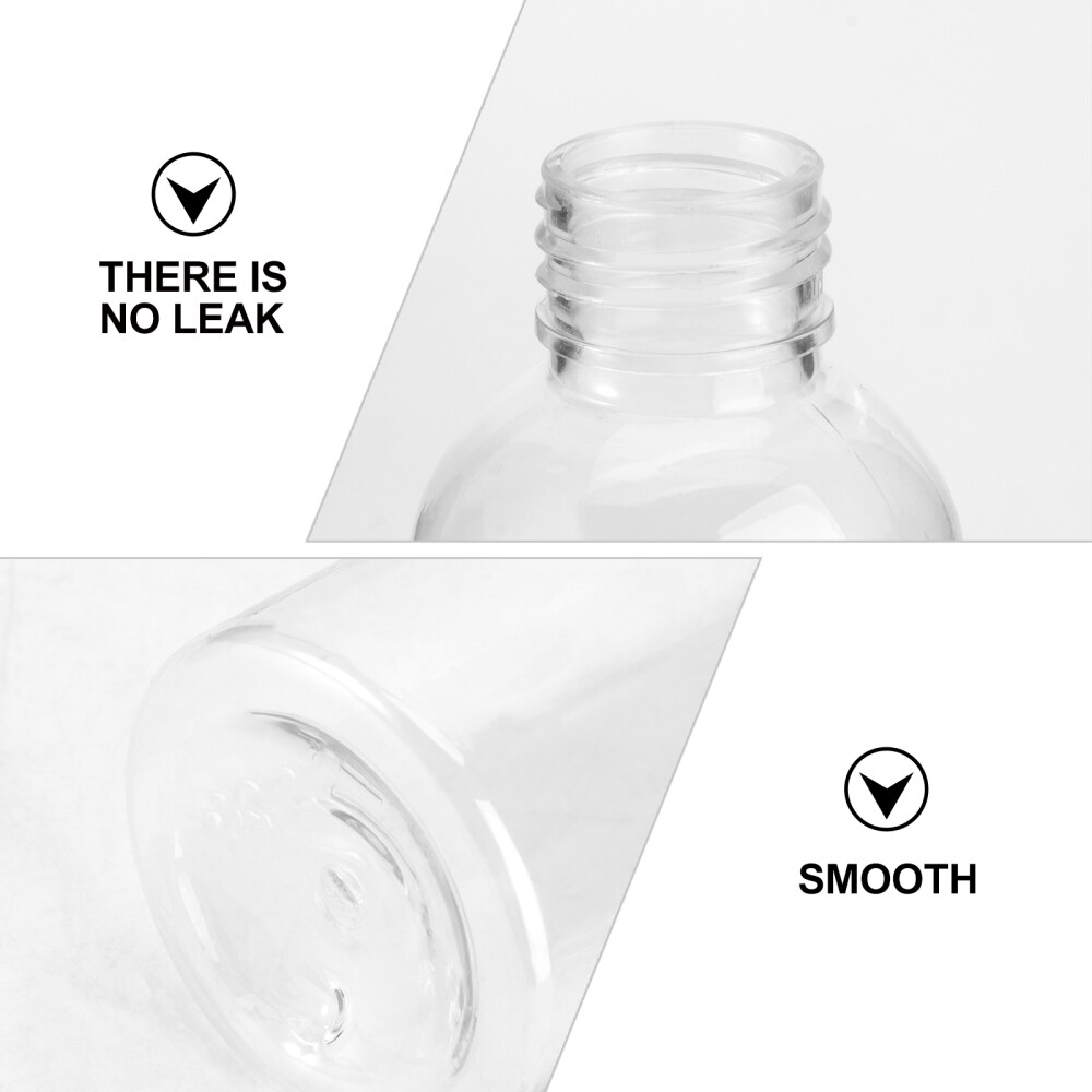 6Pcs Small Empty Bottles Refillable Empty Lotion Bottles Transparent Bottles