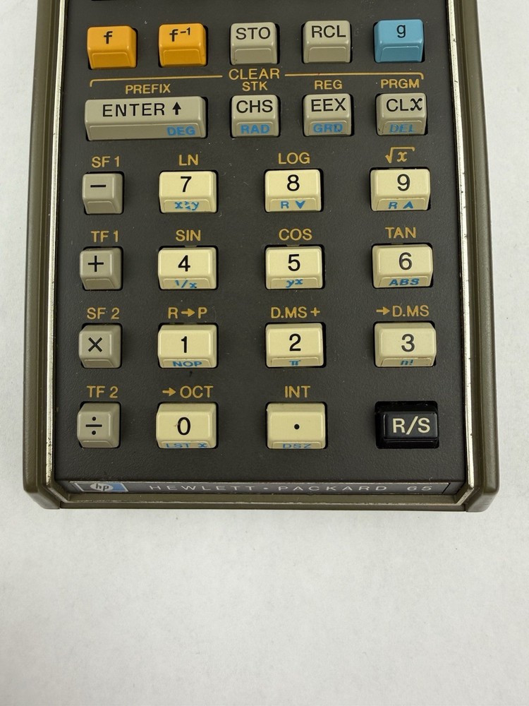 Hewlett Packard HP-65 Calculator W/ Case, Cards/ Programs, Manuals, Charger ++