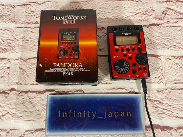 KORG PX4B ToneWorks PANDORA Bass Guitar Multi Effects Processor fast ship