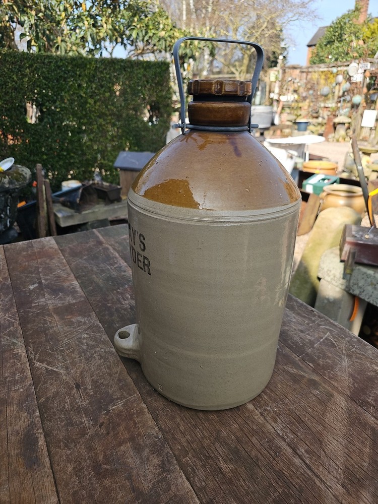 Vintage Whiteways Devon Cyder Stoneware Jar 2 Gallon