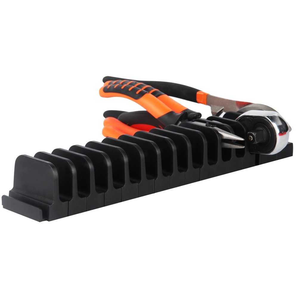 12 PCS Plier Organizer for Toolbox & Tool Drawer, Magnetic Black