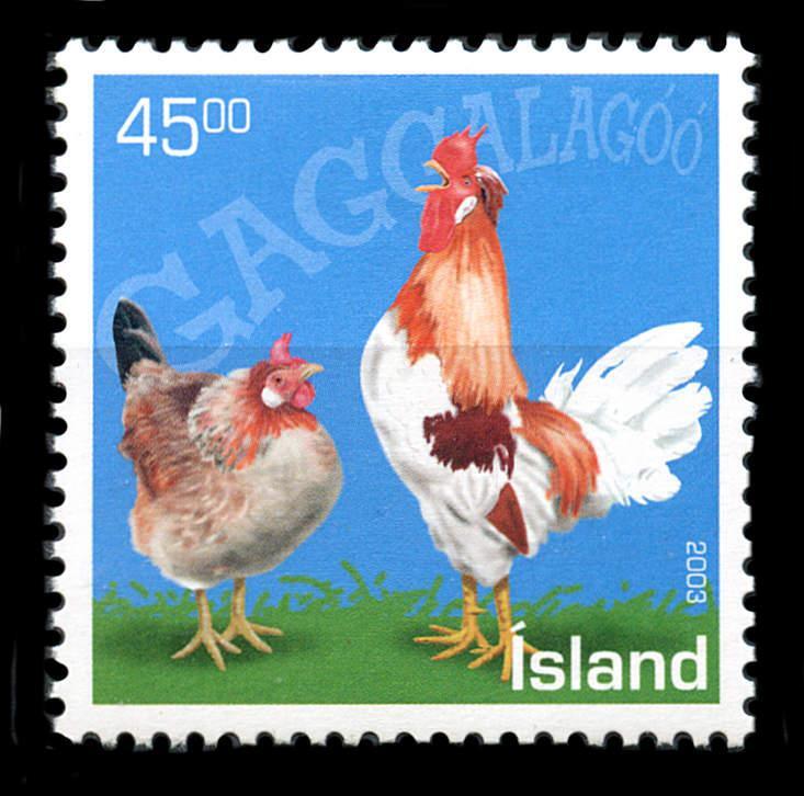 Iceland: 2003 Icelandic Chickens (992) MNH