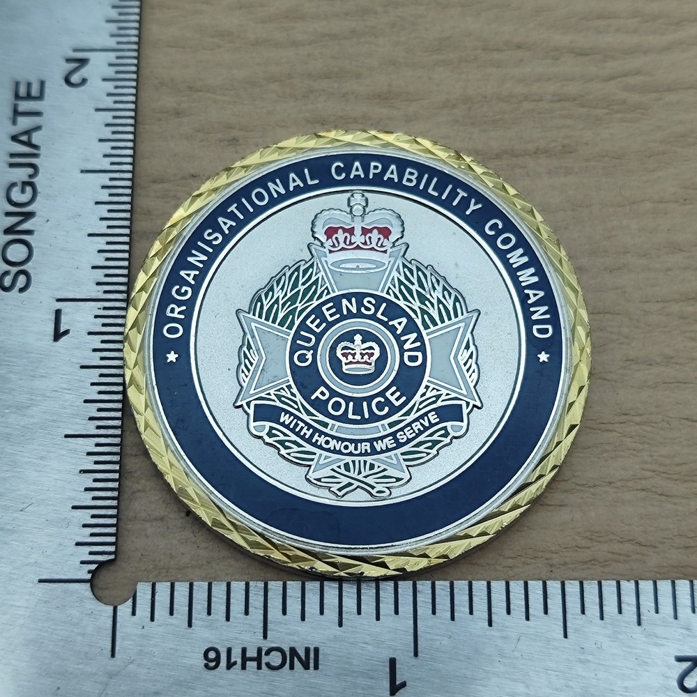 Queensland Police Organisational Capability Command Challenge Coin