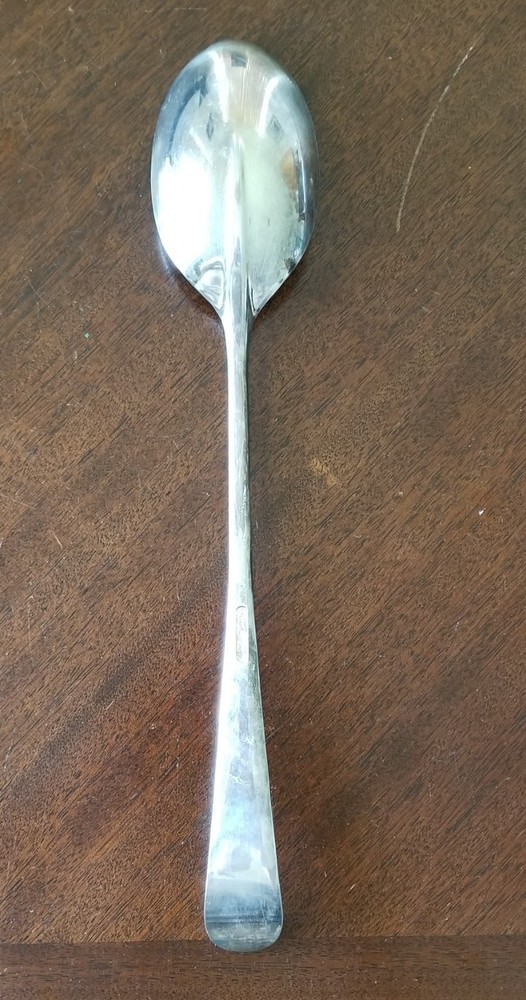 Leonard 13" Silverplate Serving Spoon Italy
