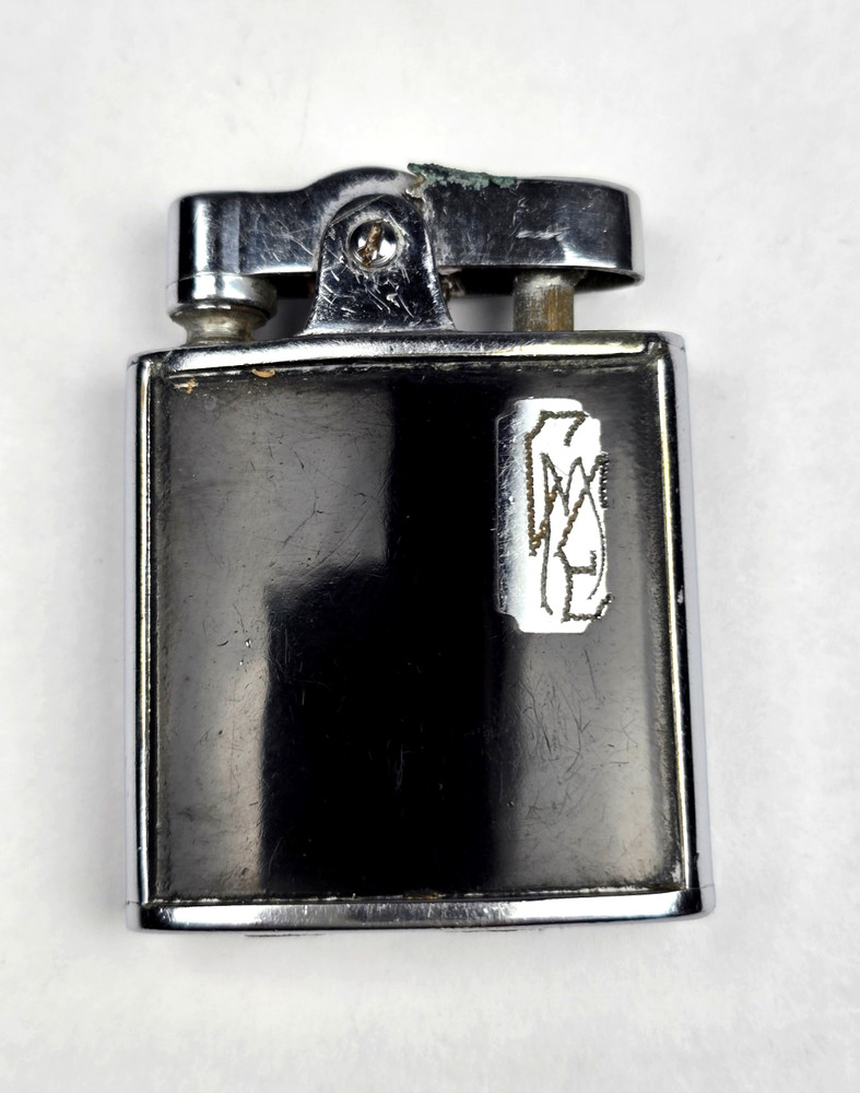 Vintage Ronson De-Light  Black Art Deco Design Lighter