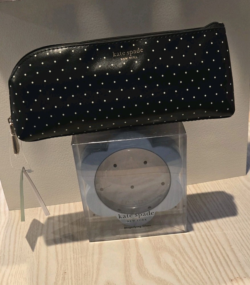 Kate Spade Gift Set Mirror And Pencil Case