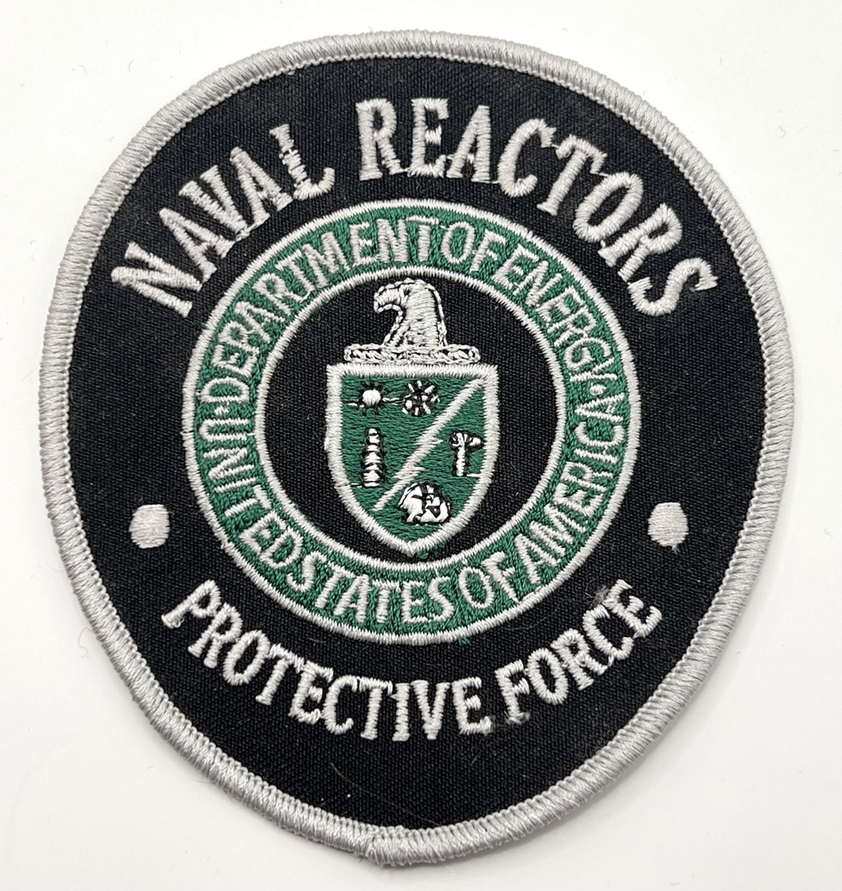 US Naval Reactors Program Patch for the Protective Force- Department of Energy