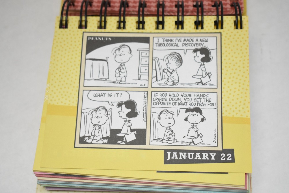 DaySpring Peanuts Snoopy Smiles Blessings Note Pad Comic Strips Fun & Curiosity