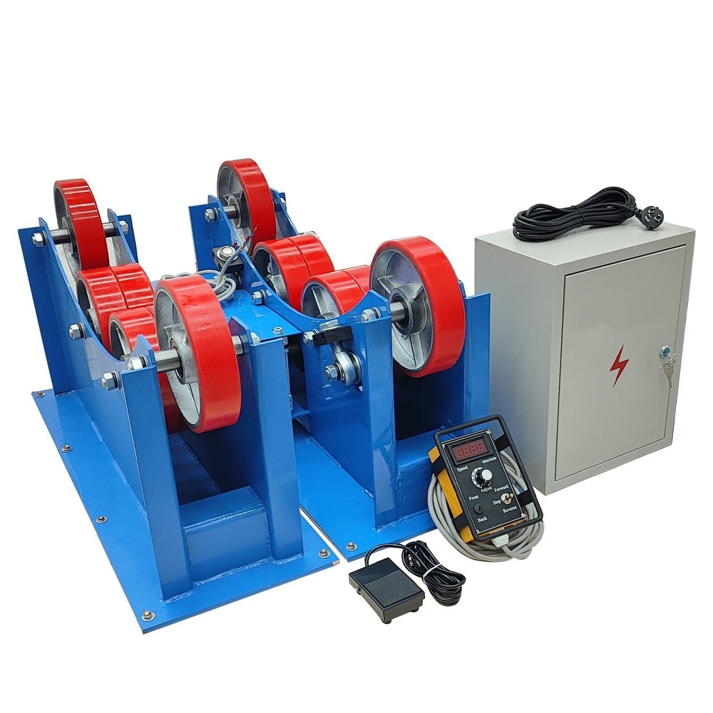 220V 3T Welding Turning Roller Rotating Adjustable Welding Roller Support Frame