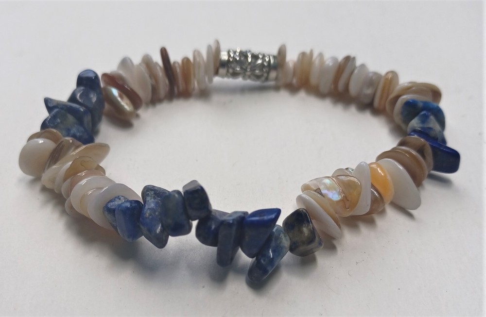 Earthtone Stone Chip Bracelet