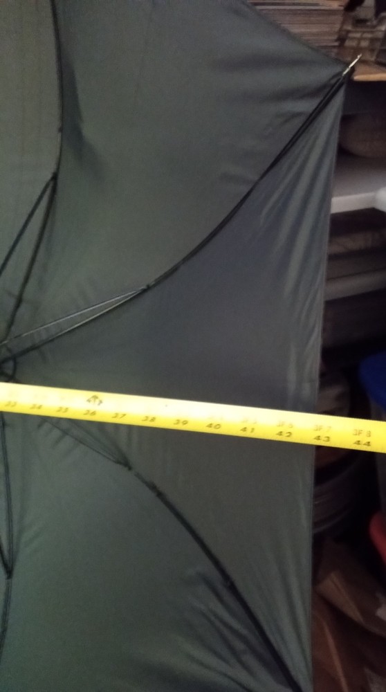 AGERO Black Large 42" Umbrella *handle flaw