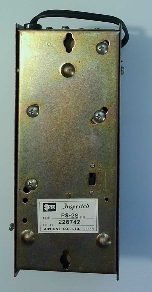 AIPHONE Power Supply Switch Model PS-2S INPUT 117V AC ~ 12V DC AC OUT