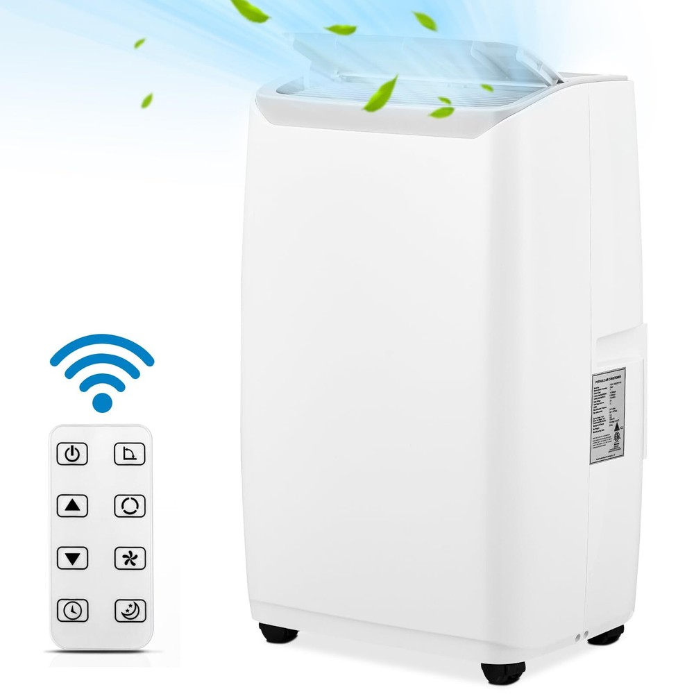 14000BTU Portable Air Conditioner Ac Unit with Remote Control &Window Kit 700 Sq