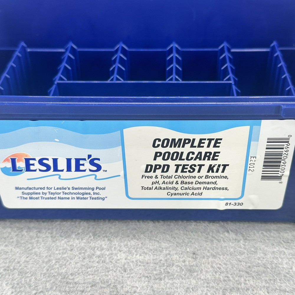 LESLIE'S / TAYLOR - Complete DPD Poolcare Test Kit E2012 (C)