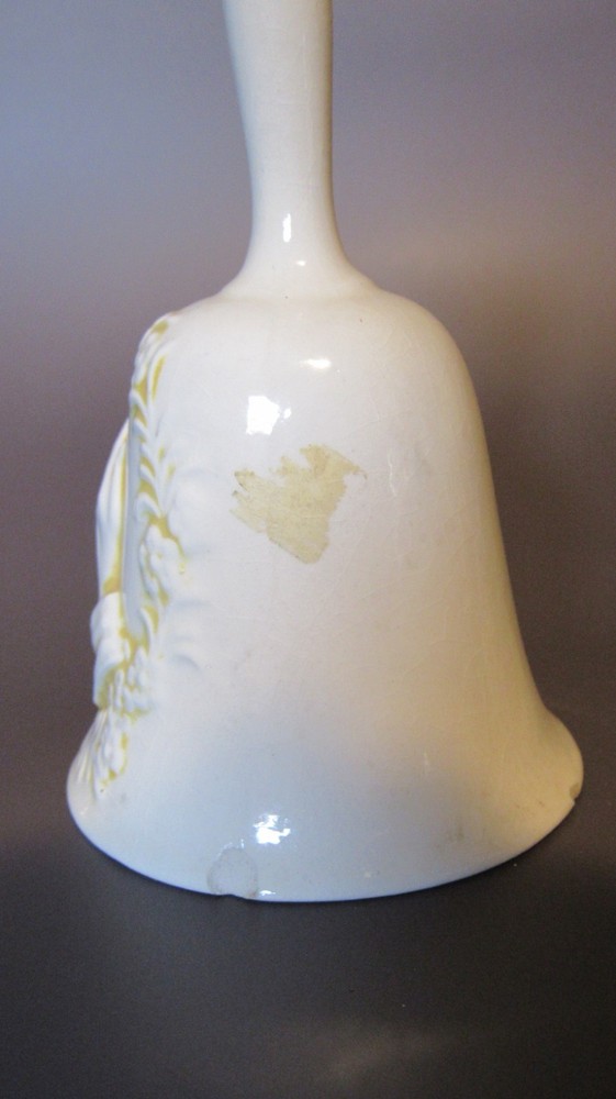 Vintage Religious Ceramic Praying Hands Bells - Pair