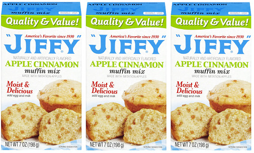 Jiffy Apple Cinnamon Muffin Mix 3 Pack
