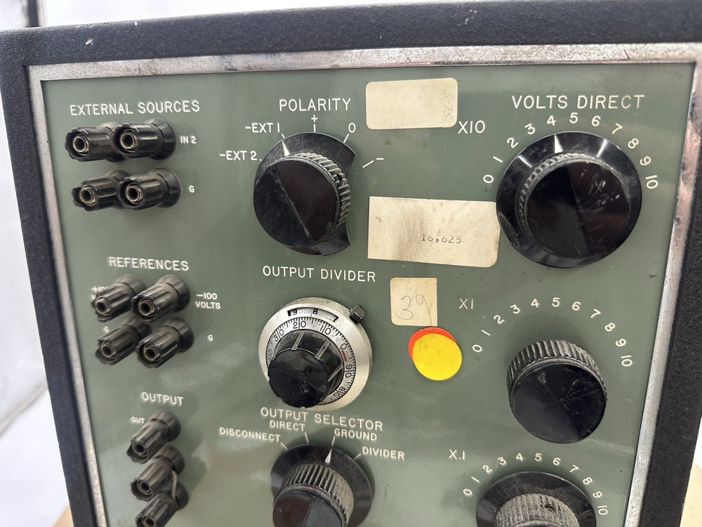 Epsco Secondary Standard Voltage Reference Source Model VR-607 Untested*