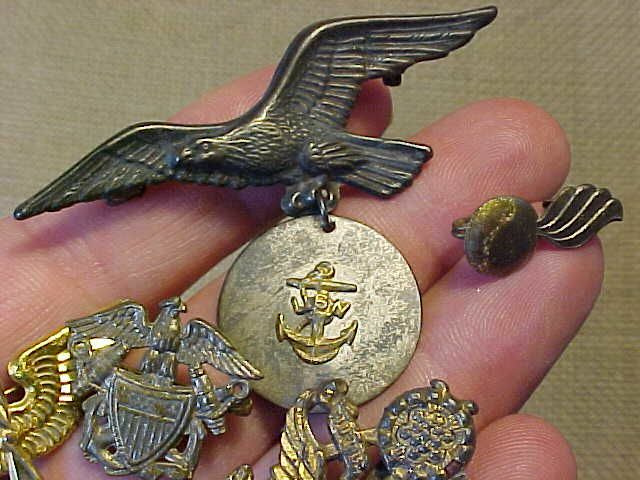 ORIGINAL WWII HOMEFRONT PIN LOT - ONE STERLING