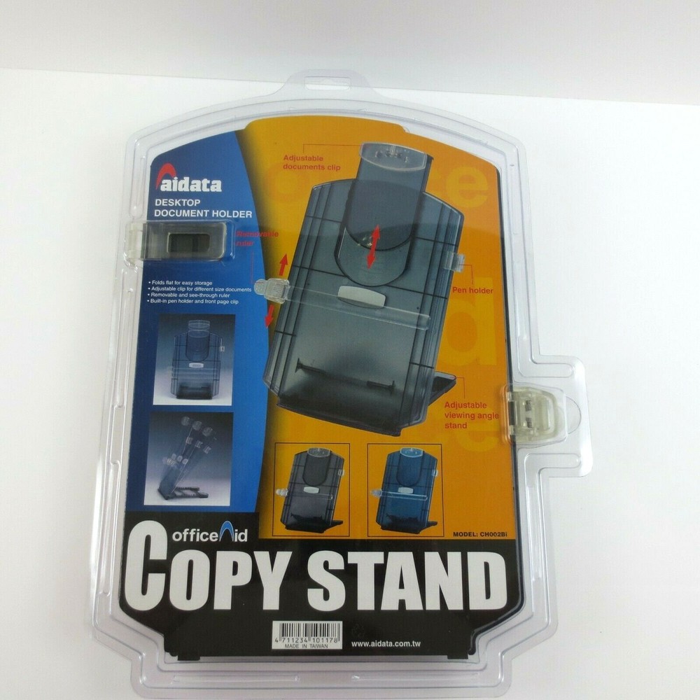 Aidata CH002Bi Desktop Copy Document Holder Easel for Typing