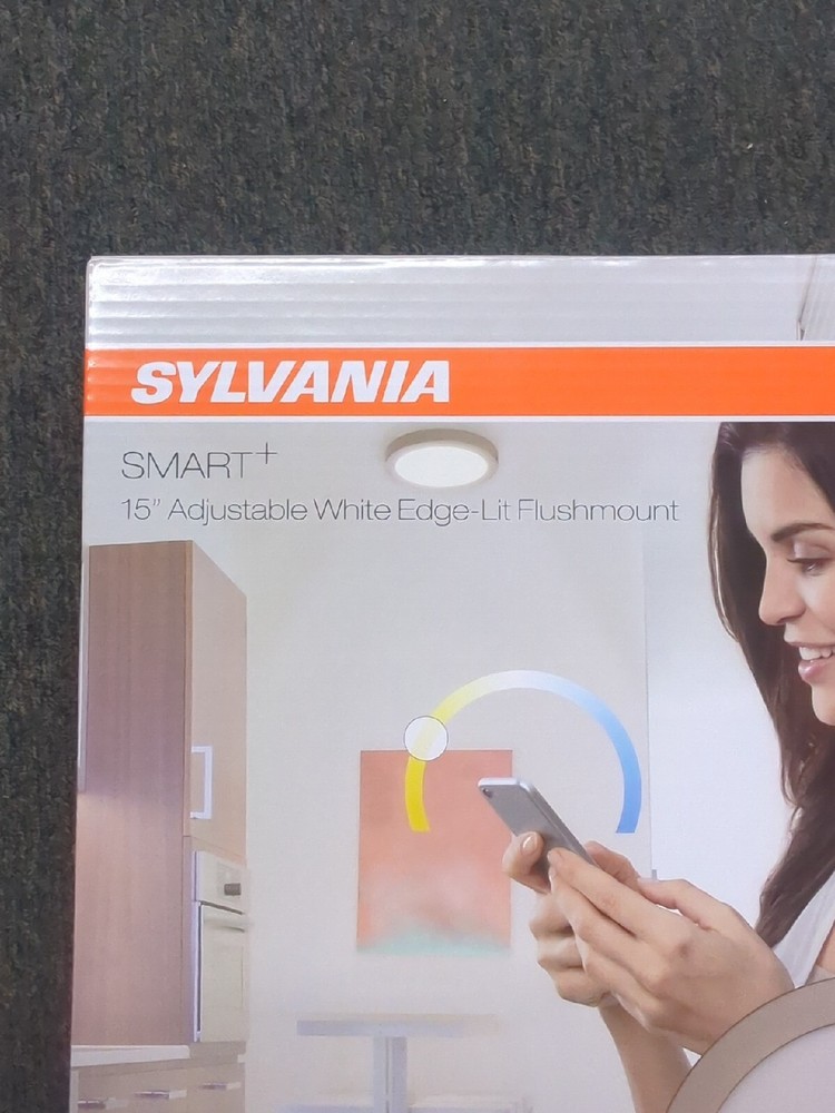 ✨New✨ Sylvania Smart+ 15-inch Adjustable Edge-Lit Flushmount Light - Lighting