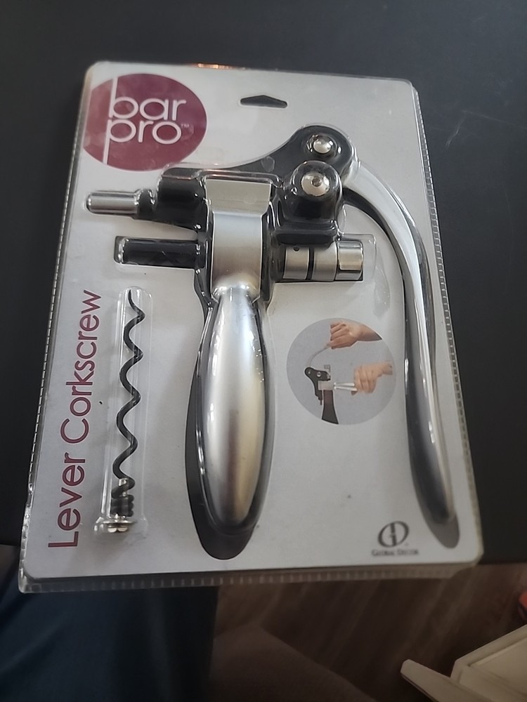 Global Decor Bar Pro Lever Corkscrew Model: 1241