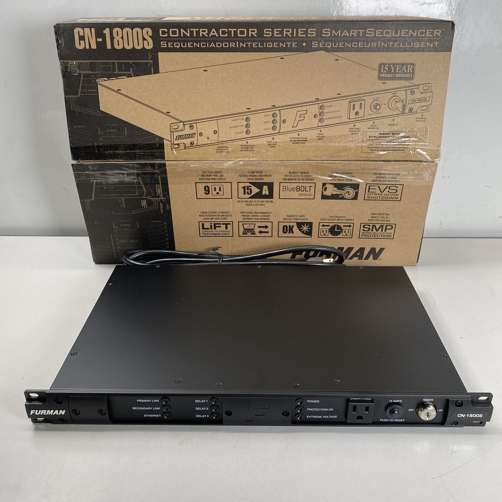 FURMAN Contractor Series CN-1800S SmartSequencer