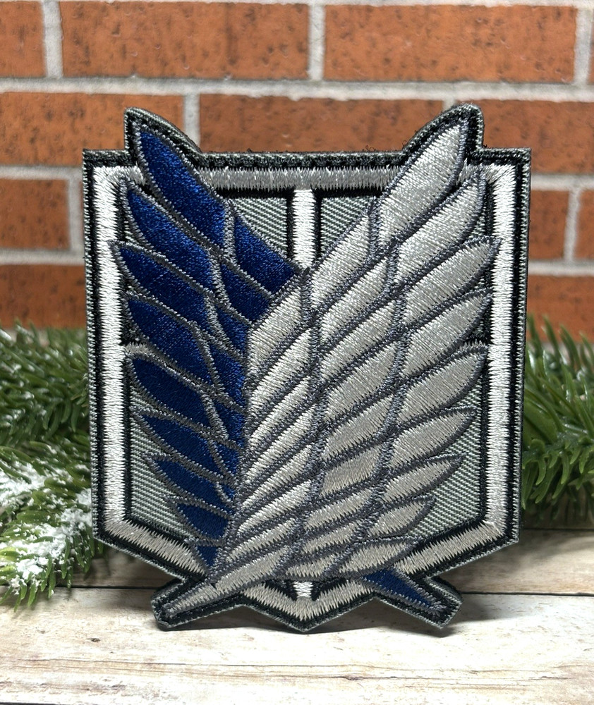 Tactical Morale Patch - Attack on Titan Patch - Embroidered Anime Wings Patch